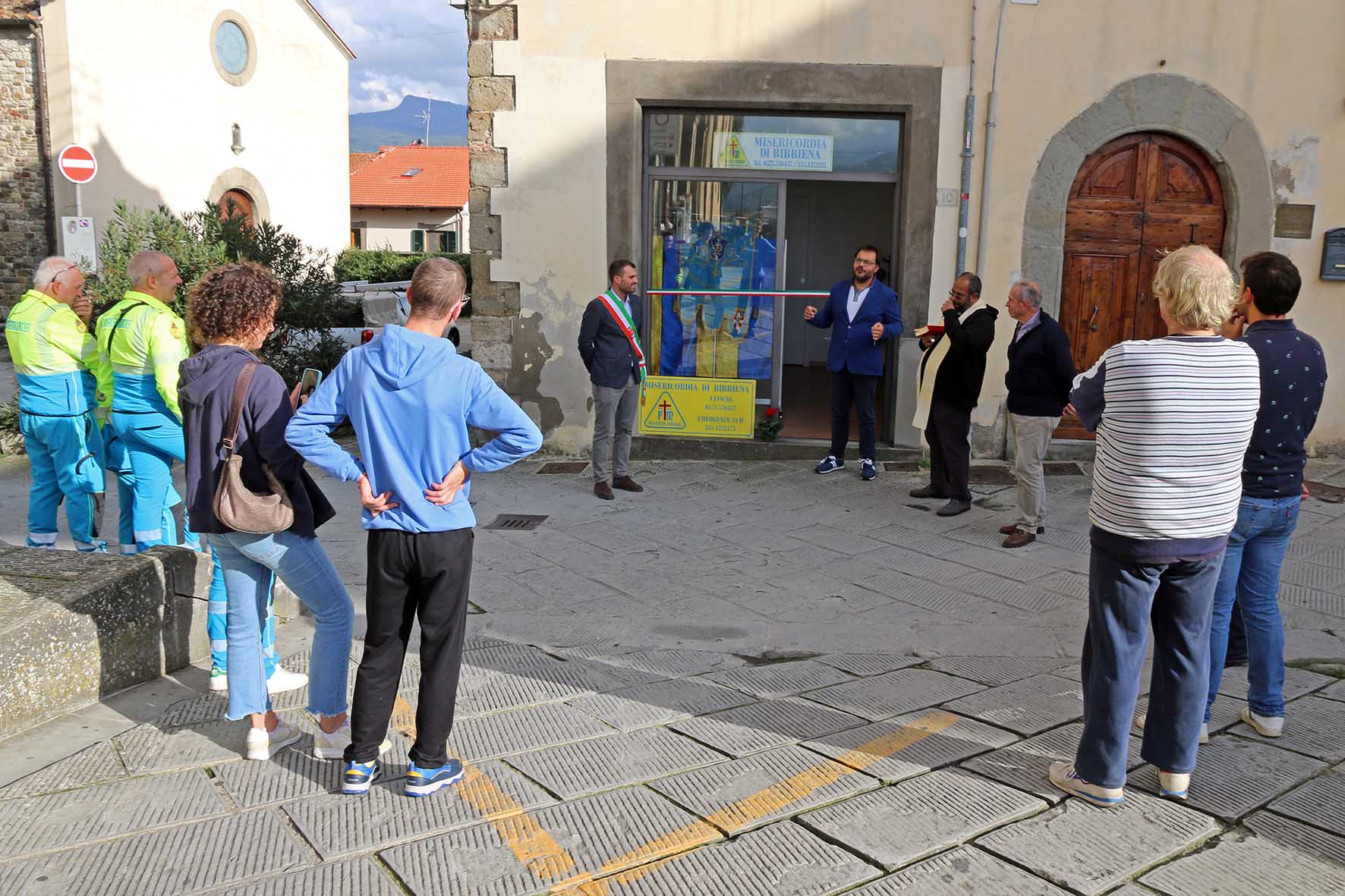 Un nuovo sportello per la Misericordia di Bibbiena in pieno centro storico